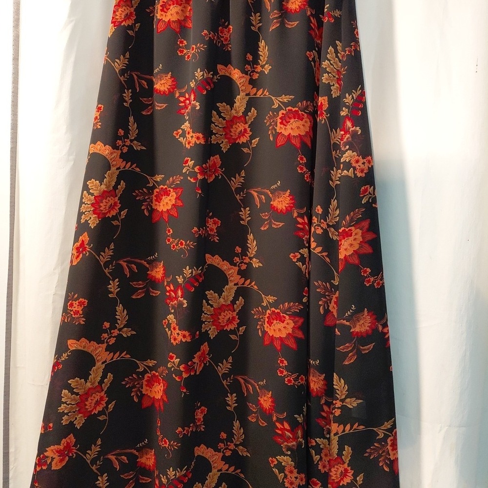 Vintage 90s Reversal Skirt Womens  Maxi Floral Animal Print  Boho‎ Fairy Grunge